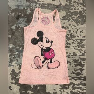 Disney Light Pink Mickey Mouse Tank Top